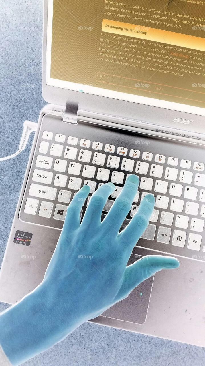 THE HAND THAT TYPES