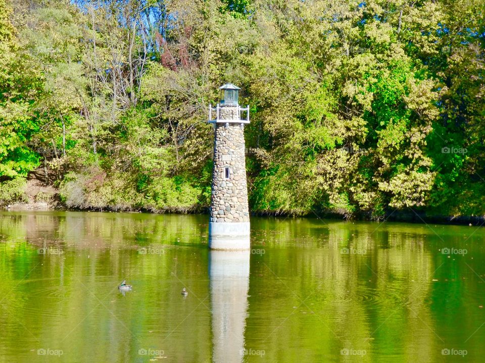 Lighthouse in the park
