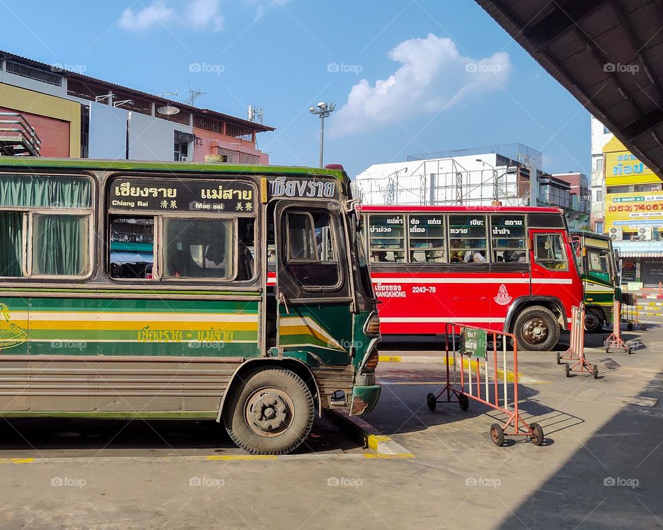 Buses en Tailandia