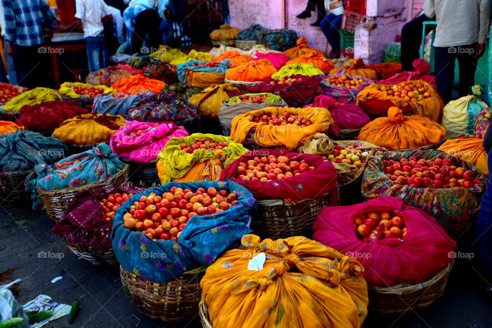 tomatoe bazaar  in Rajasthan