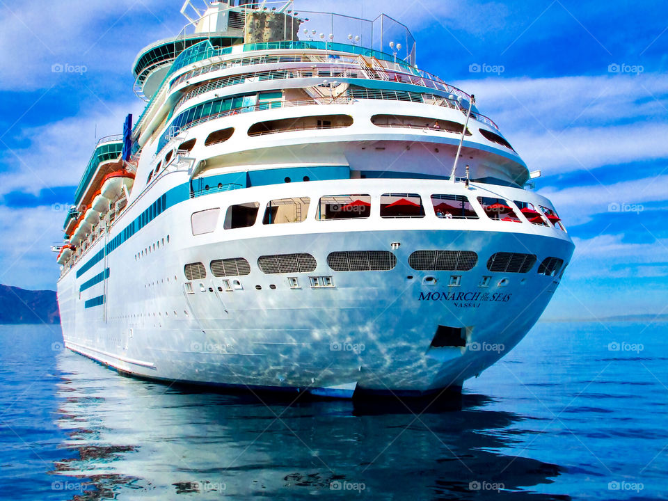 My vacation cruise ship 🚢 .