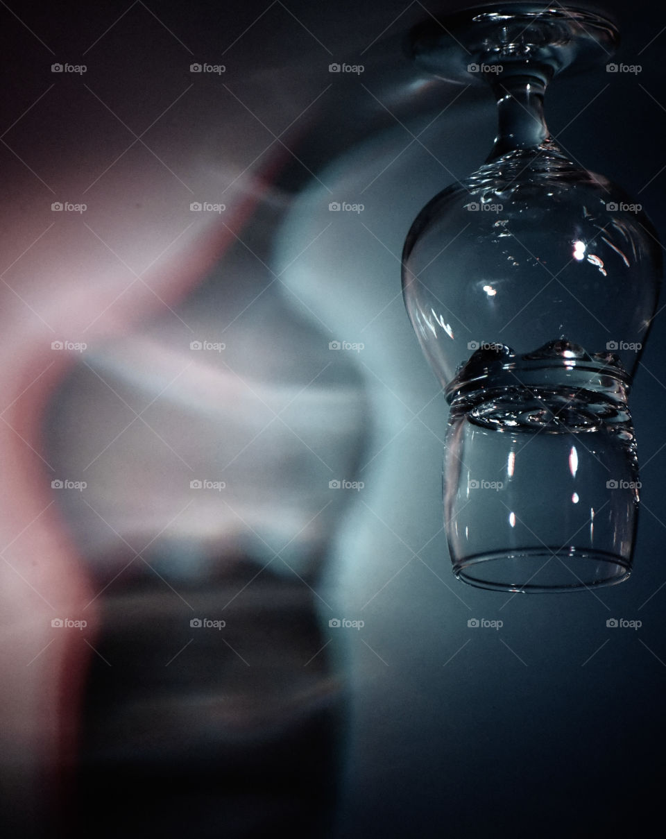 Experimenting with shadows 101: Here’s a mannequin with the perfect proportion brought to you buy shot glass and mini wine glass! Isn’t it amazing? Just with lights and shadows!