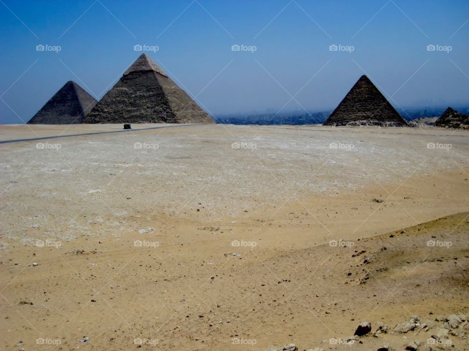 Giza Pyramids. Step into Antiquity