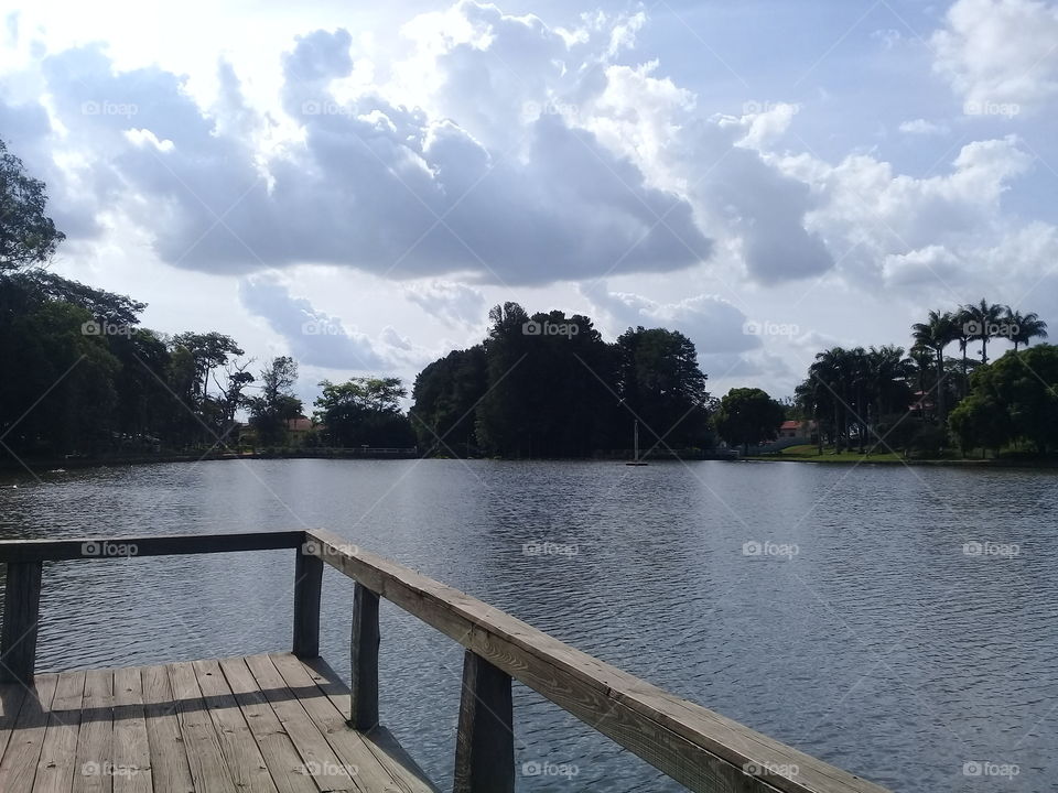 Lake. Park in Brazil