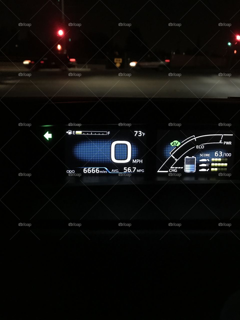 Car dash display