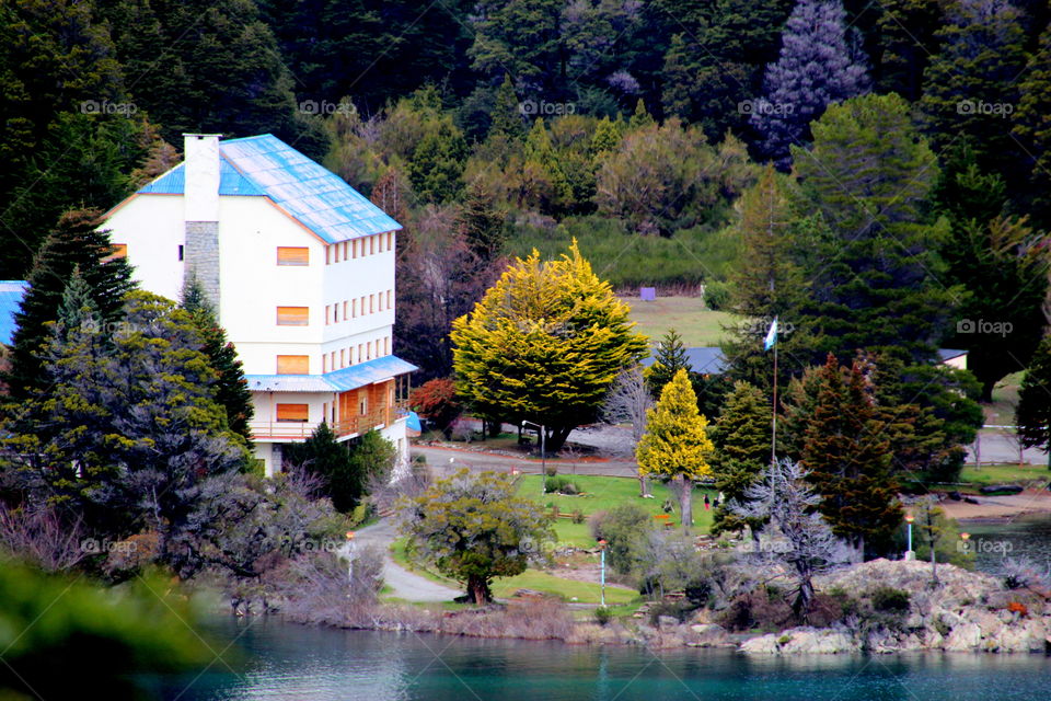 Hotel in chico's circuit. Walking by chico's circuit in Bariloche