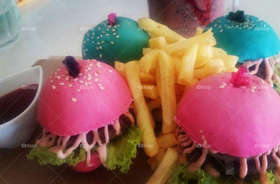 Unicorn burgers are insane