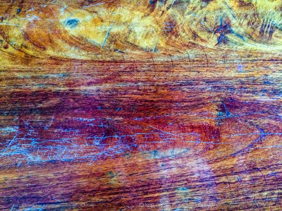 Colorful wood