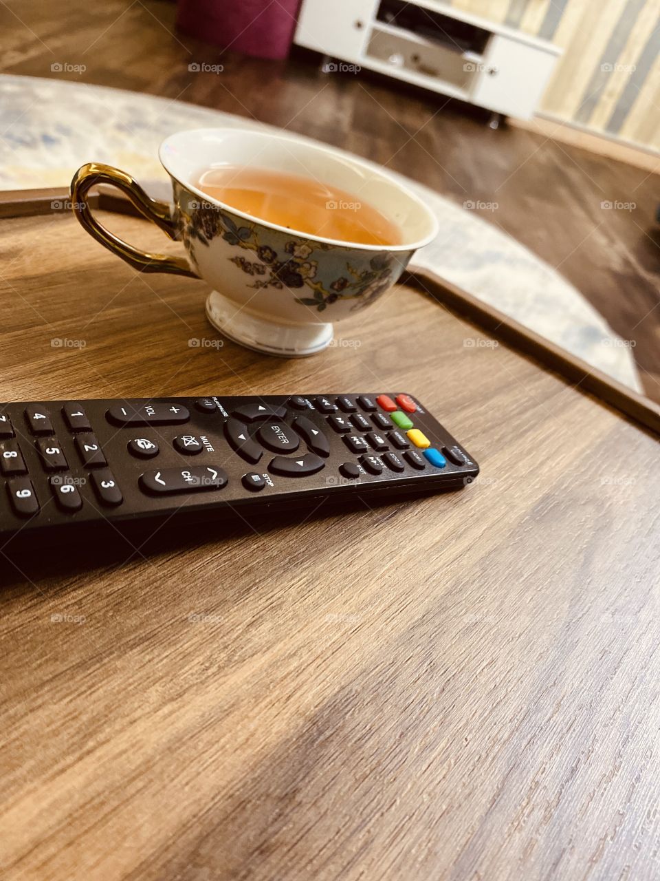 Herbal tea with cinnamon, cloves, cardamom and mint after tiredness