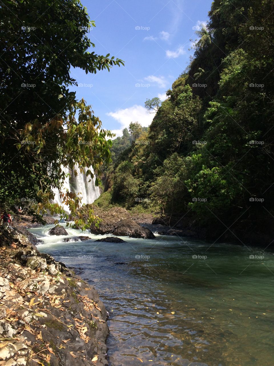 Rio Claro Waterfall in Uberlândia - MG 