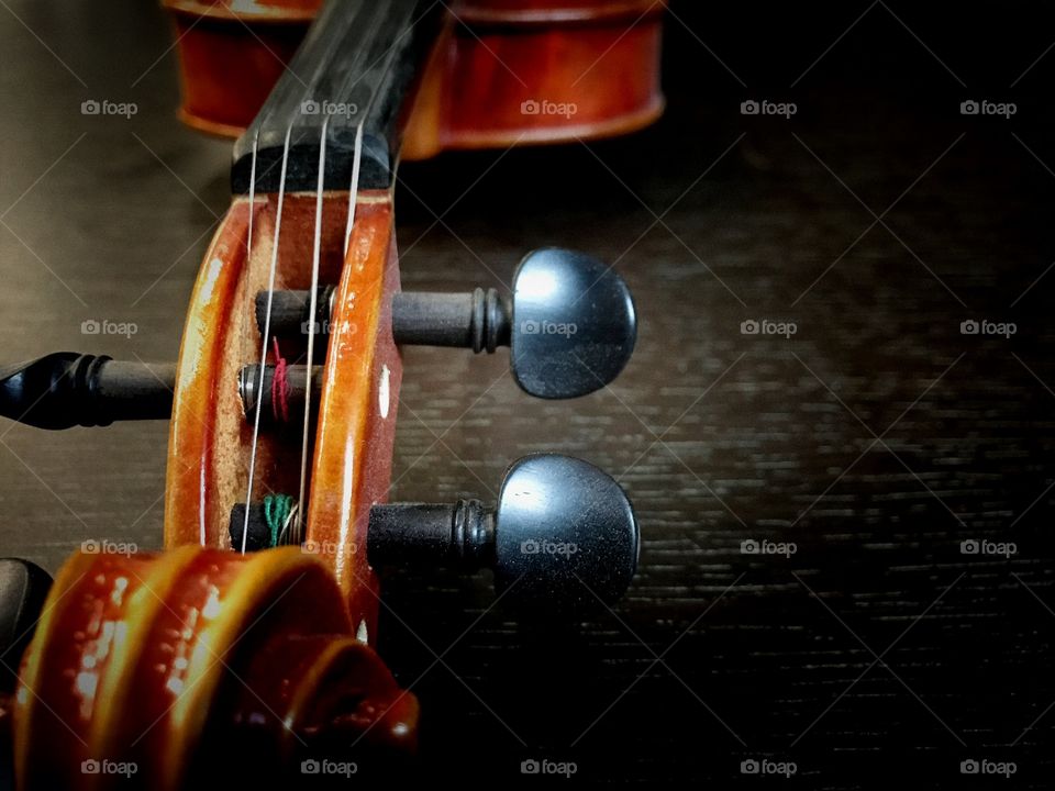 Laying Violin