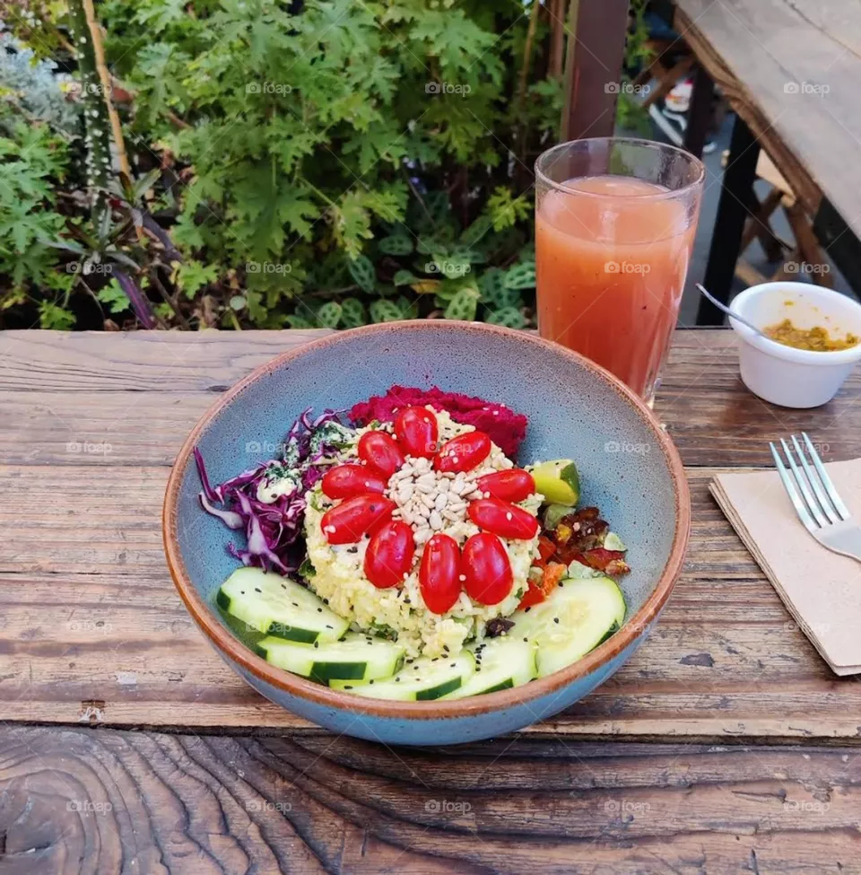 food and juice