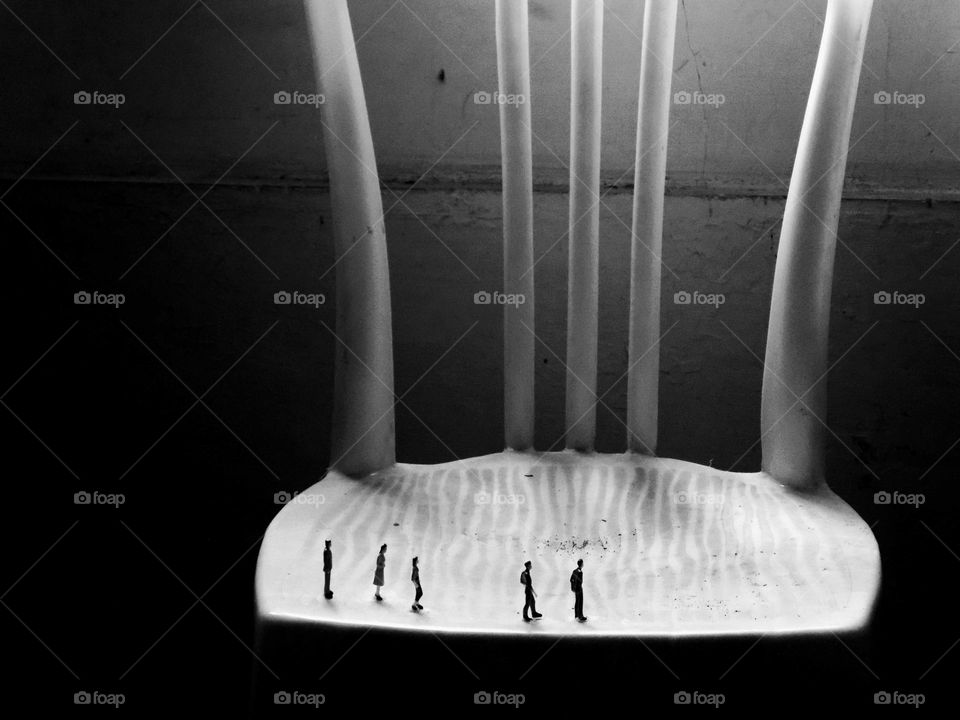 From the world of liliput, way out on a chair