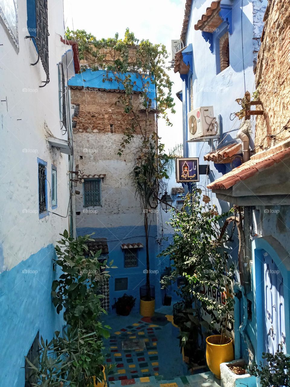 Chefchaouen city in morocco