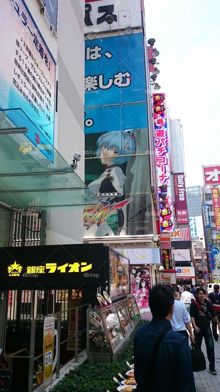 Tokyo. Tokyo anime area