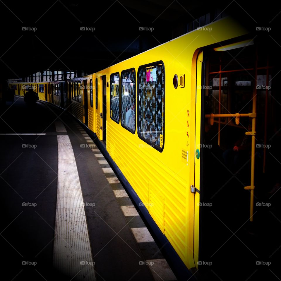 Yellow. Subway