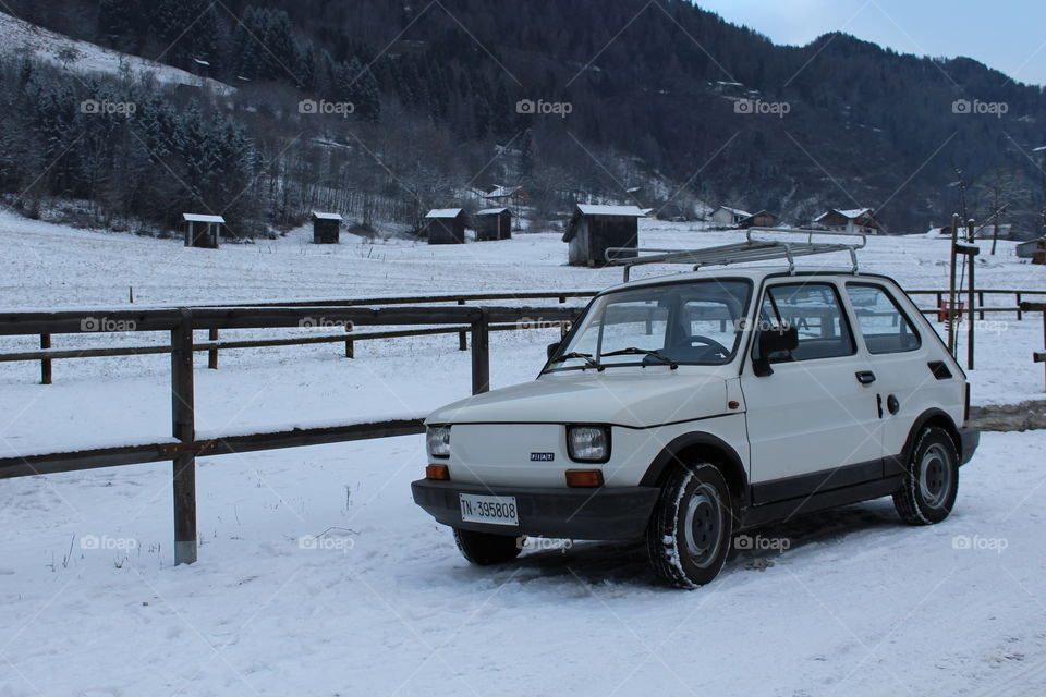 old fashioned italian car