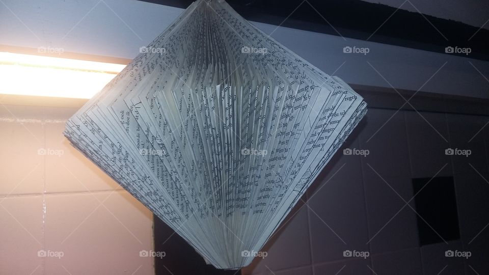 Making of a old book. art