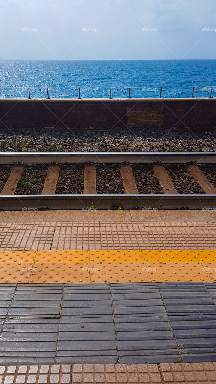 Station in Manarola in Italy