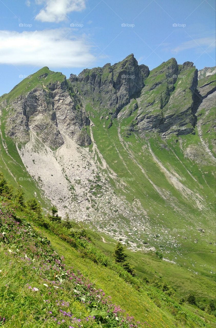 Berge, Mountain, Wandern, Wallis, Switzerland