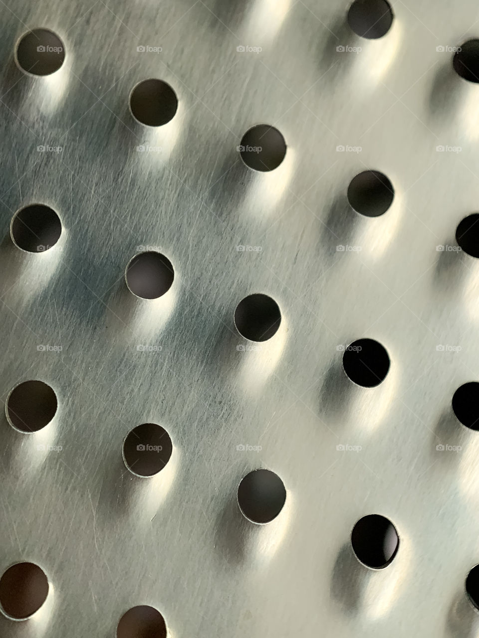 Abstract metal pattern, circles