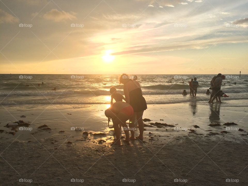 Beach, Sea, Water, Sunset, Ocean