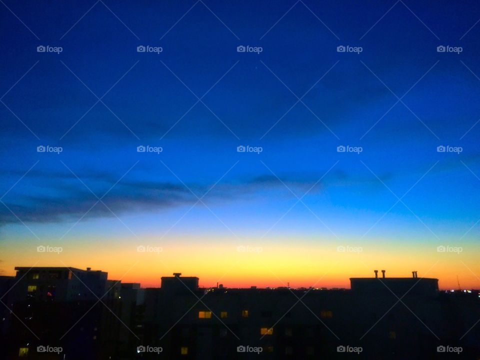 Sunset over Brevard
