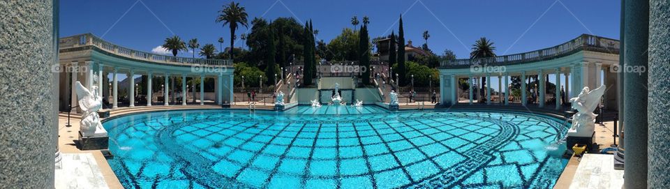 sky blue trees water by itsAus