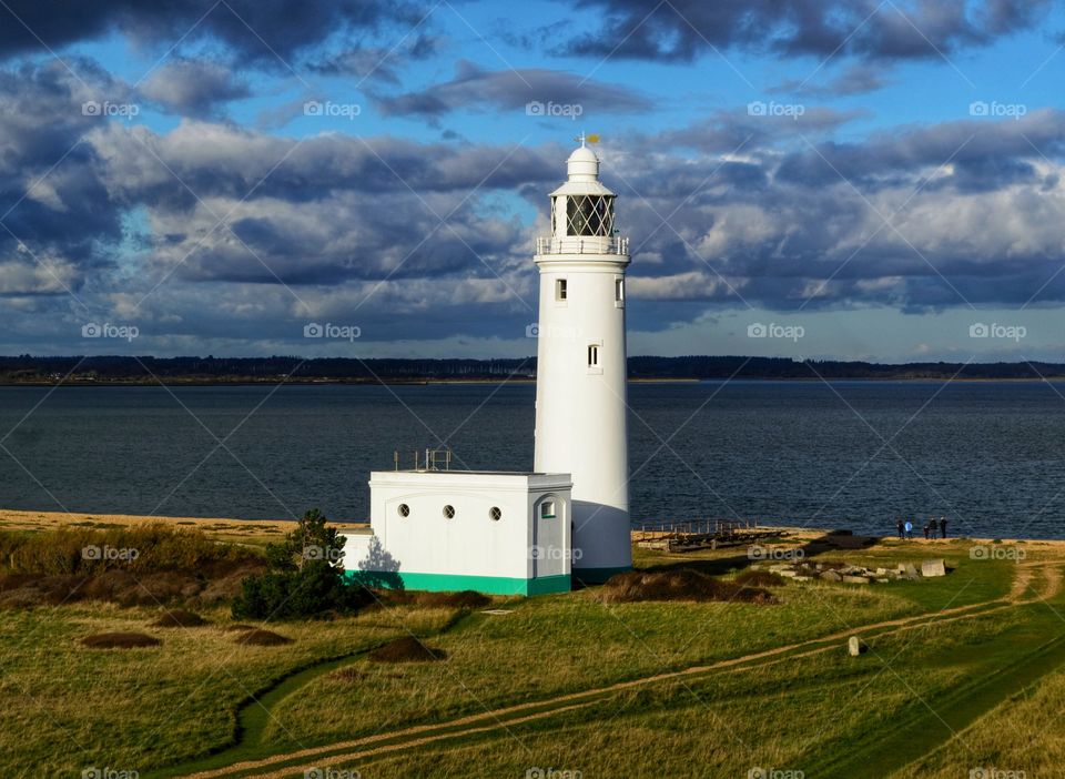 Lighthouse at Hurst Spit