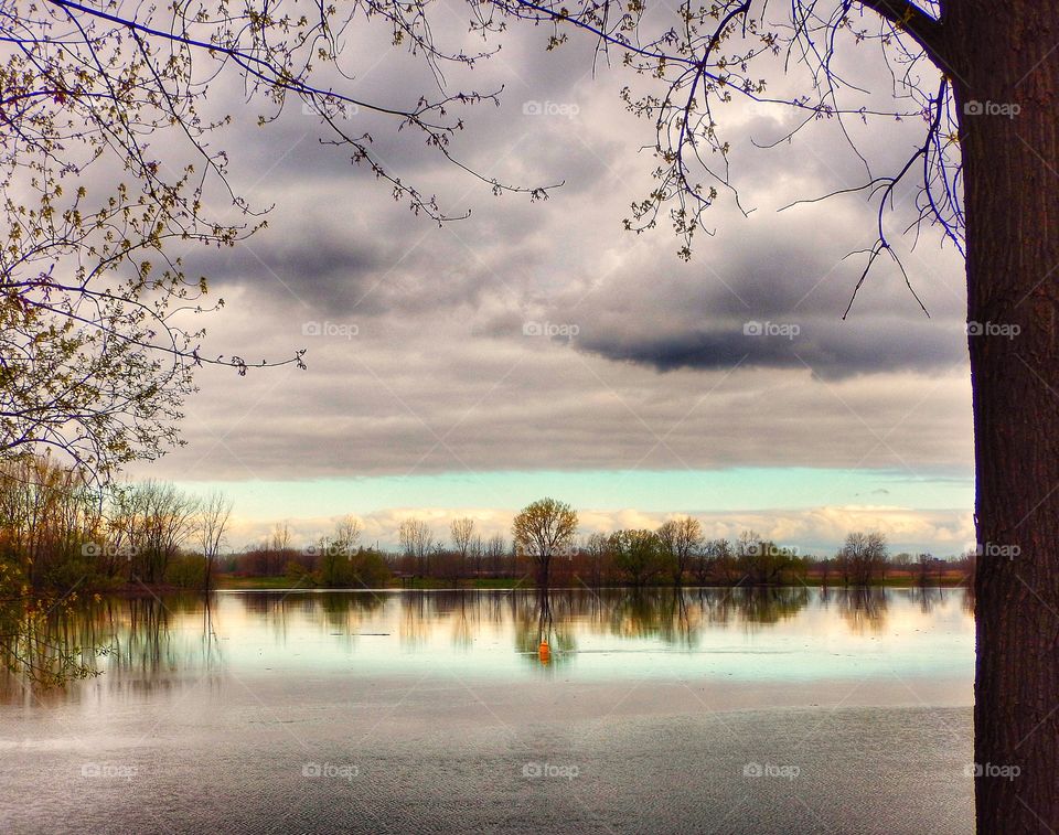 Morning walk Boucherville Quebec Canada