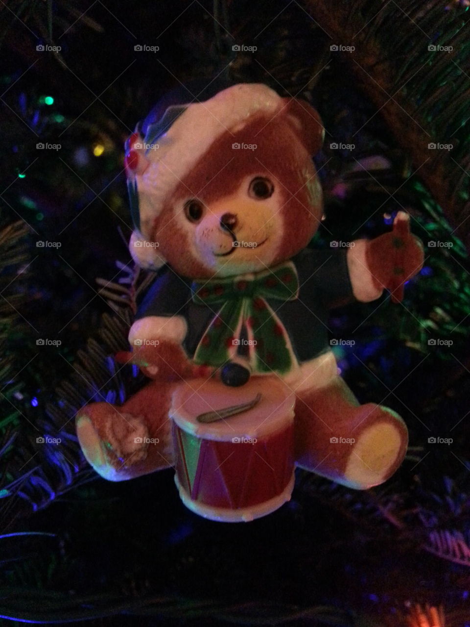 Christmas Teddy Bear ornament