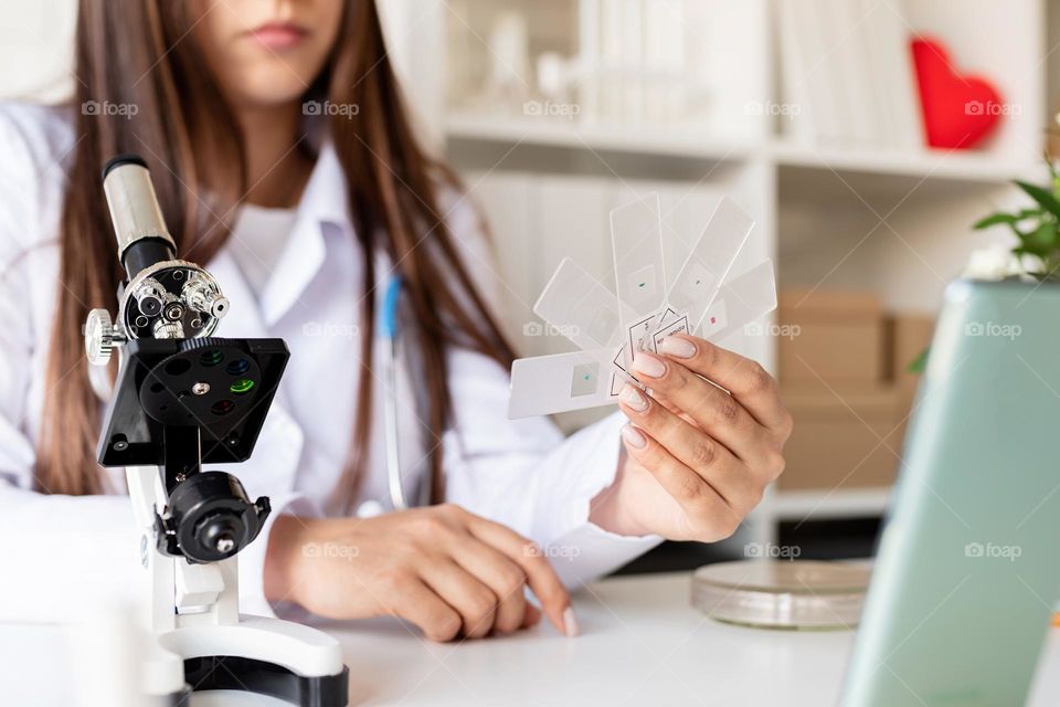 female doctor at workplace