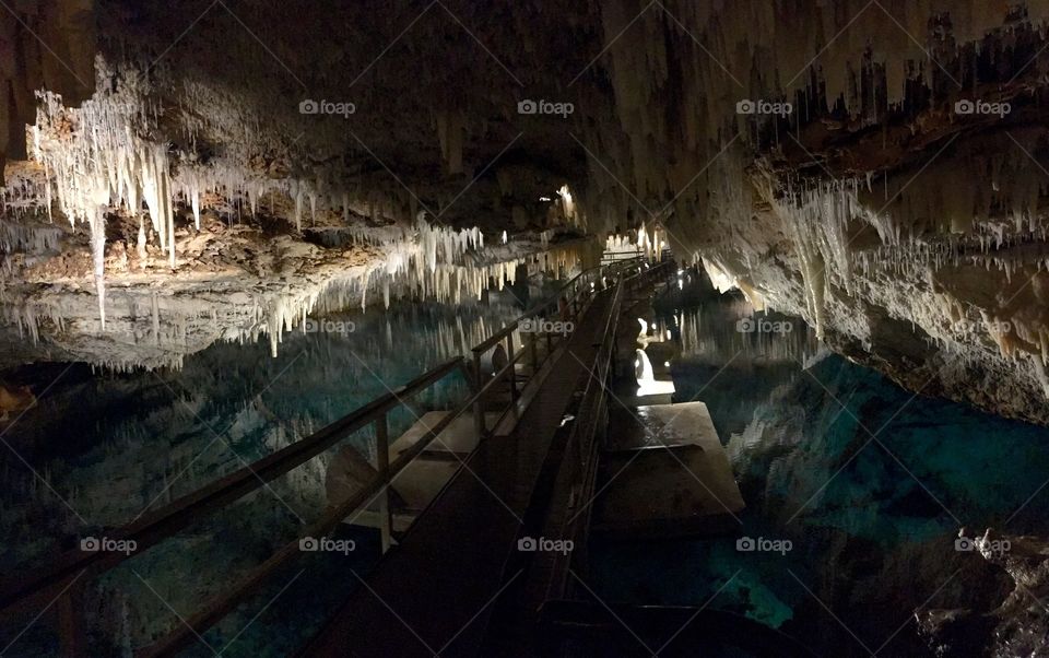 Crystal caves in Bermuda 