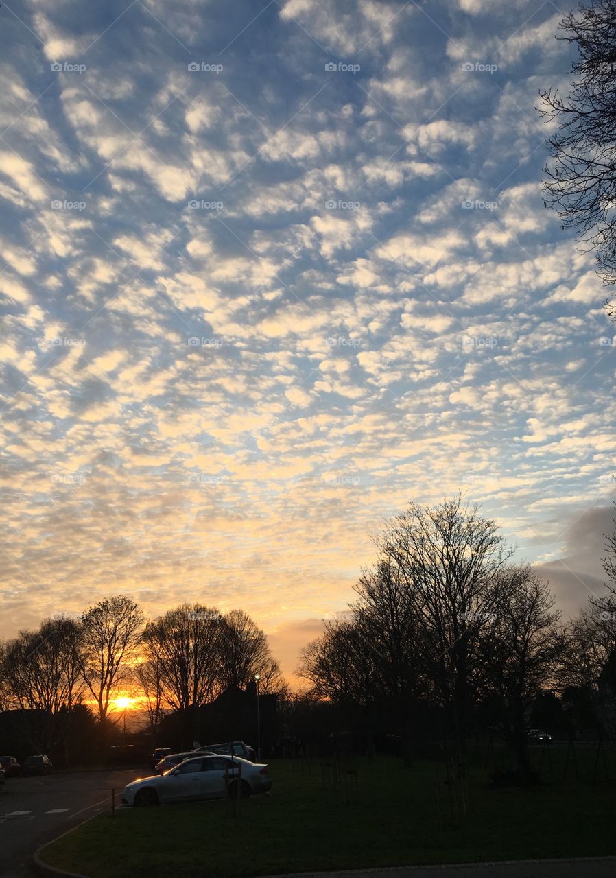 Sunset clouds