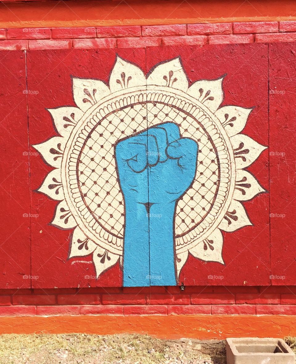 Roosevelt Row has incredible art. This was near downtown Phoenix, in a dirt construction zone. 