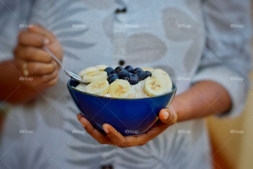 healthy oats breakfast