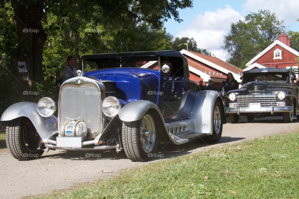 Blue ford 1932. Blue Ford 1932