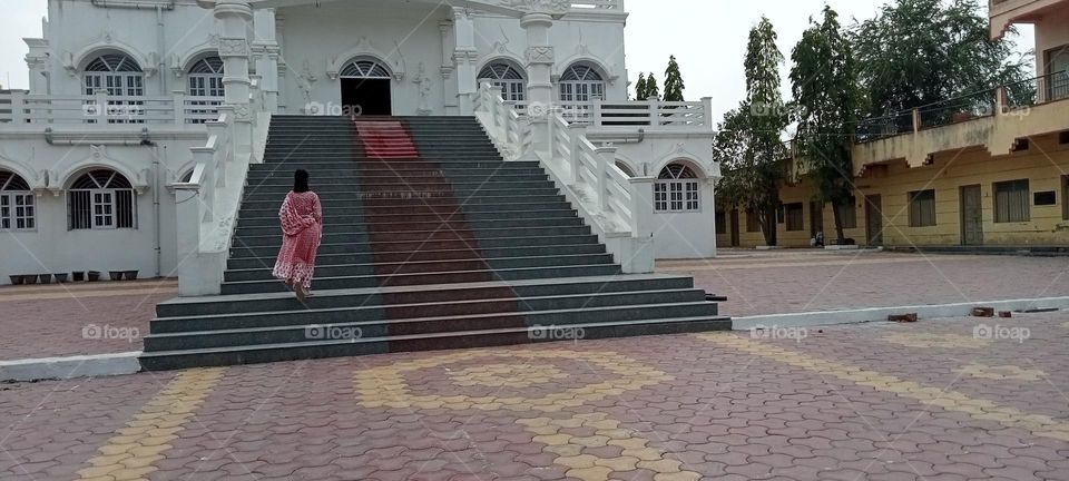 Photo of Buddha Vihar. Buddha Vihar is place for religious work and meditation, and Buddhist learnings