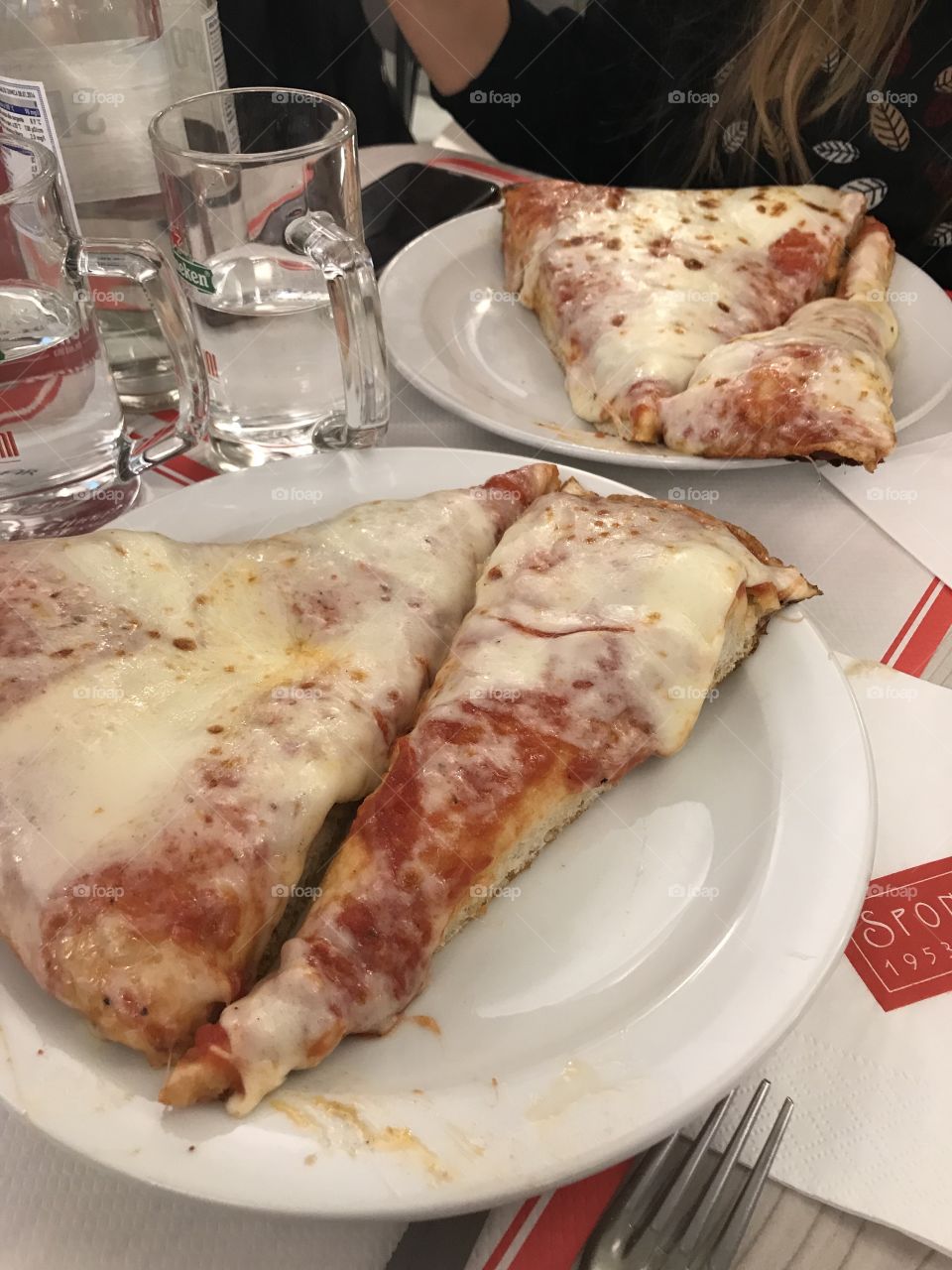 The typical Milanese pizza, Spontini