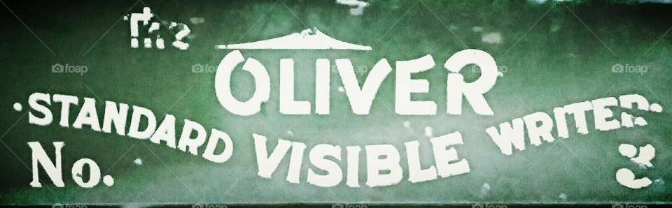 Oliver Typewriter Badge