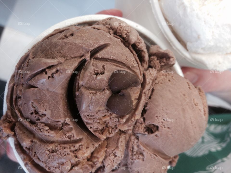 Chocolate ice cream