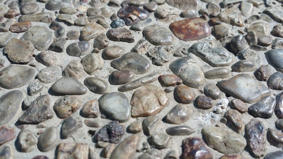 Rocks,  floor