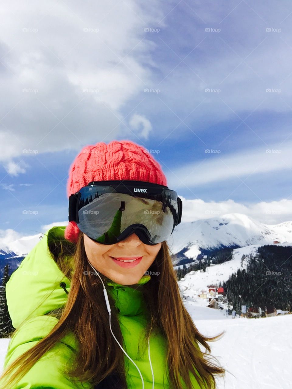 Ski selfie