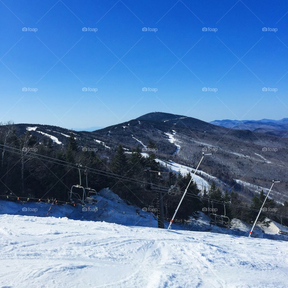 View of ski lift