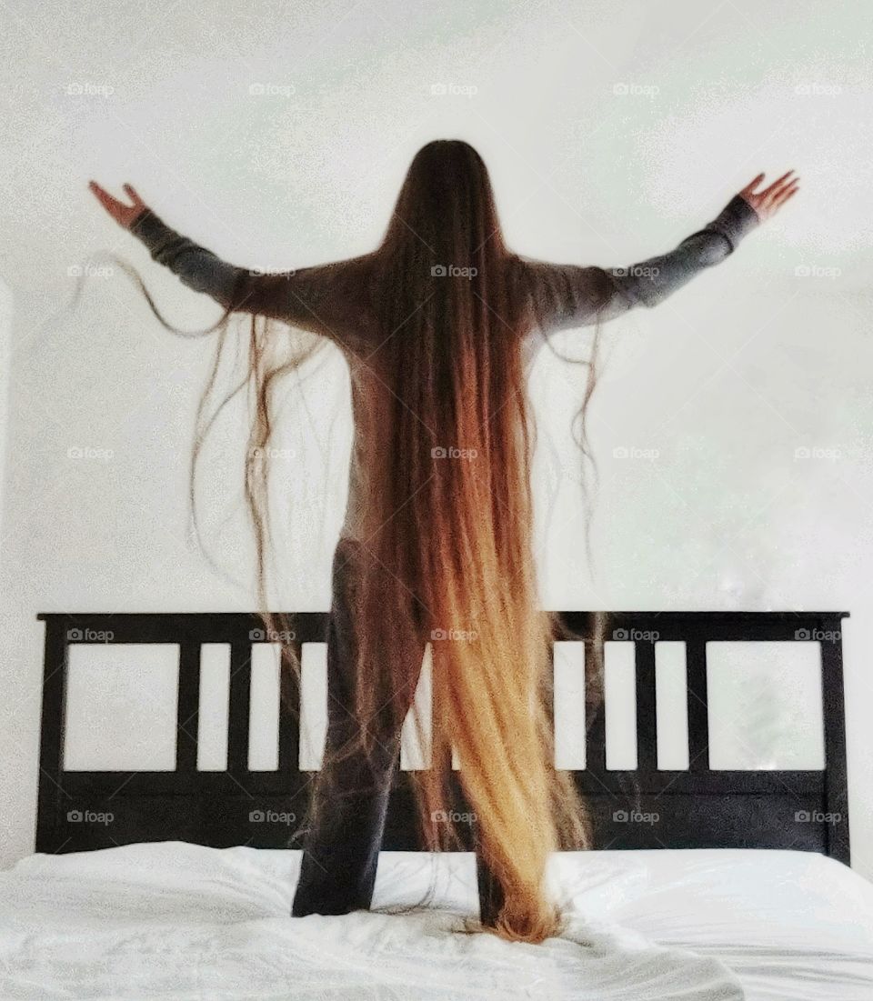 My long hair