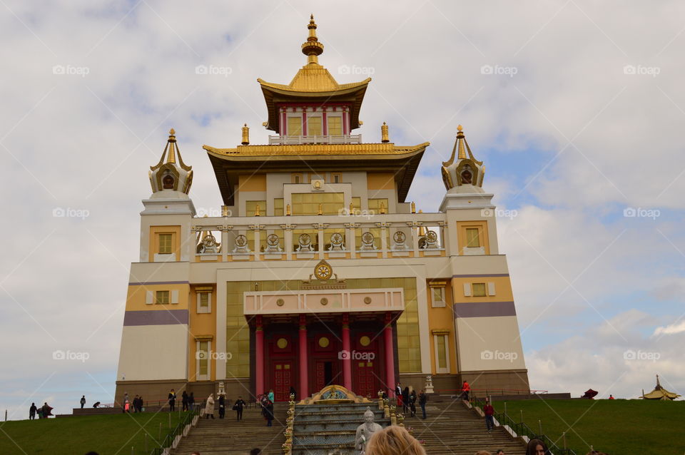 One of the largest Buddhist temples in Europe