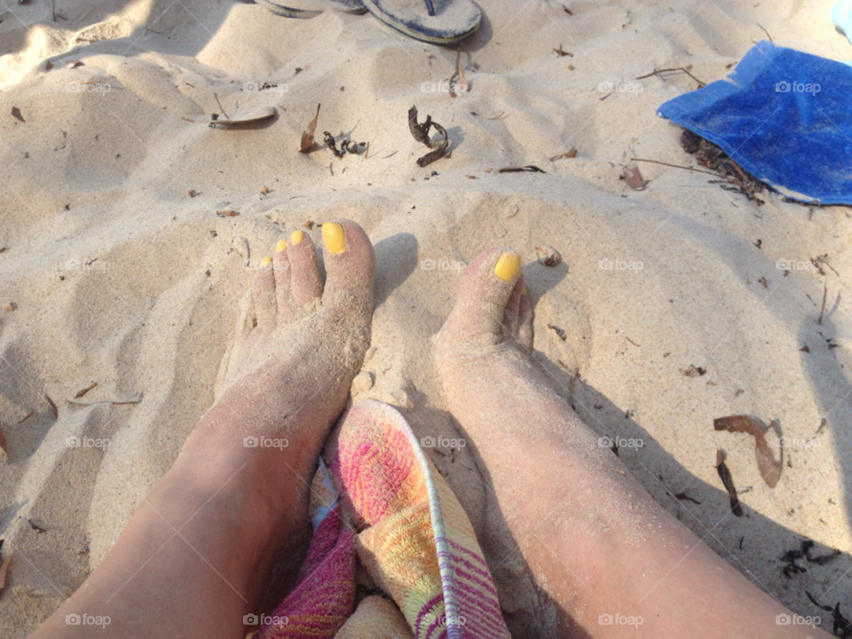 ulladulla beach sand feet by splicanka