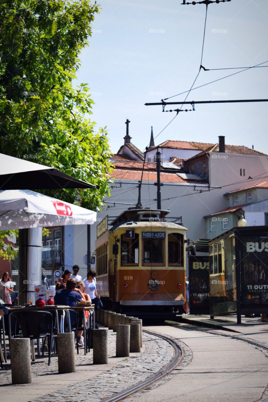 Tramway of porto 