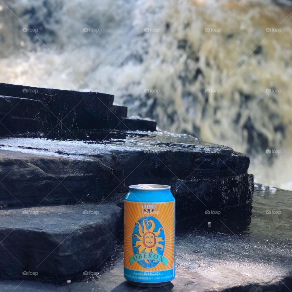 Oberon and waterfalls