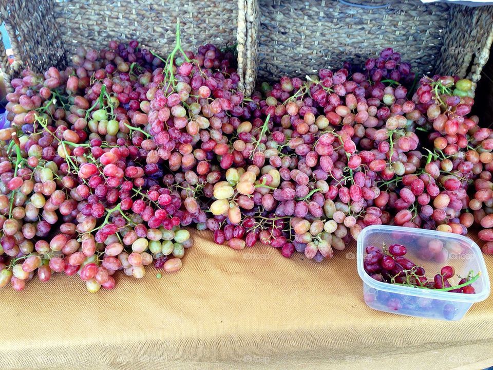 Organic grapes